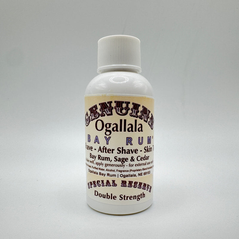 Ogallala Ogallala Bay Rum, Sage & Cedar Double Strength Pre Shave - After Shave Splash - Skin Toner 2 Oz After Shave