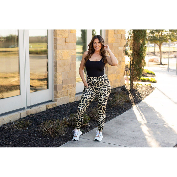 Brown Leopard Leggings