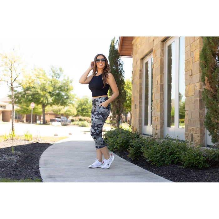 Ready to Ship | Ace Camo CAPRI Leggings -  - Luxe Leggings by Julia Rose®