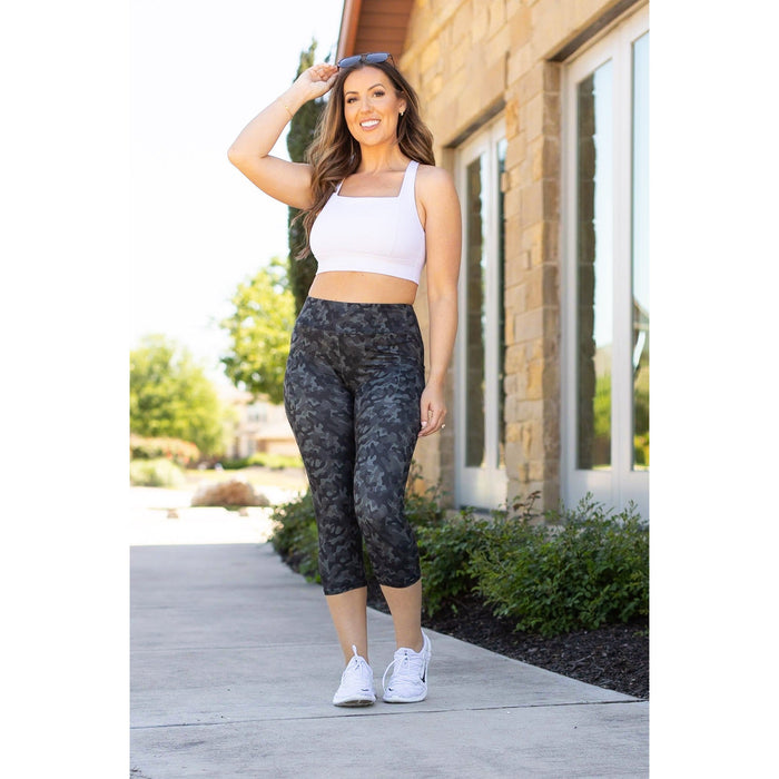 Ready to Ship | Army Camo CAPRI Leggings -  - Luxe Leggings by Julia Rose®