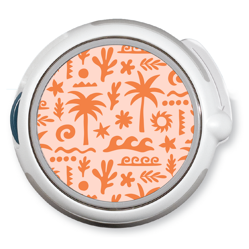 Peelz Terracotta Tides twiist™ Automated Insulin Delivery System Stickers - Pump Peelz Peelz/Stickers