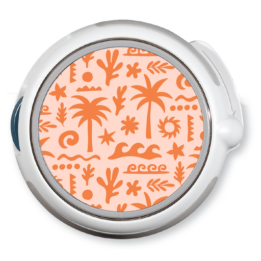 Peelz Terracotta Tides twiist™ Automated Insulin Delivery System Stickers - Pump Peelz Peelz/Stickers