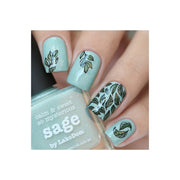 UberChic Beauty Lovely Leaves-02 Stamping Plate