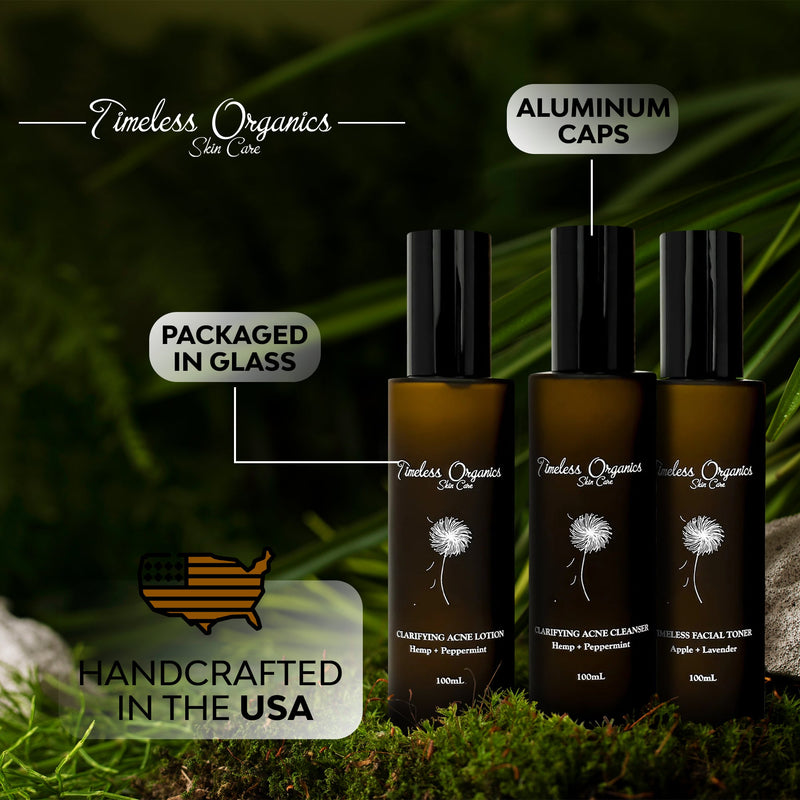 Timeless Organics Skin Care 3-Step Acne System Kit