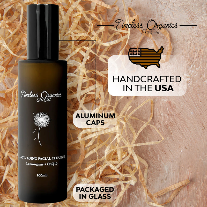 Timeless Organics Skin Care Anti-Aging Facial Cleanser Cleanser