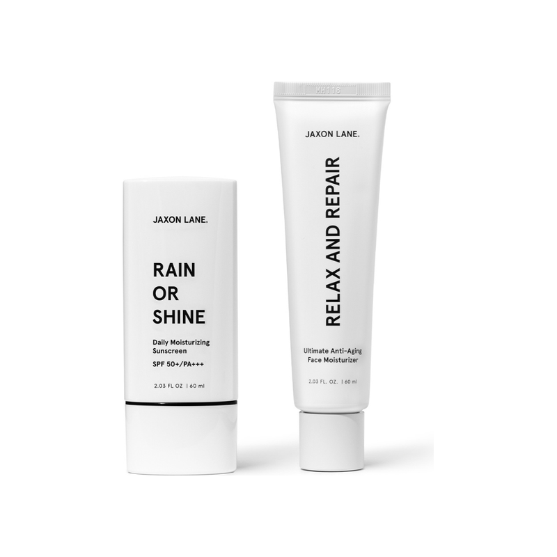 JAXON LANE Jaxon Lane AM/PM Skincare Set for Men - Daily Sunscreen & Anti-Aging Face Cream Duo Skin Repair Moisturizer