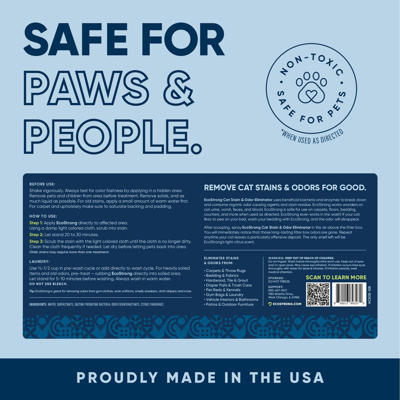 EcoStrong Cat Stain and Odor Eliminator Pet & Animal > Cat Stain & Odor