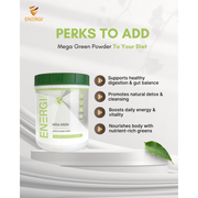 Energi Nutrition Mega Greens - Powder Supplement