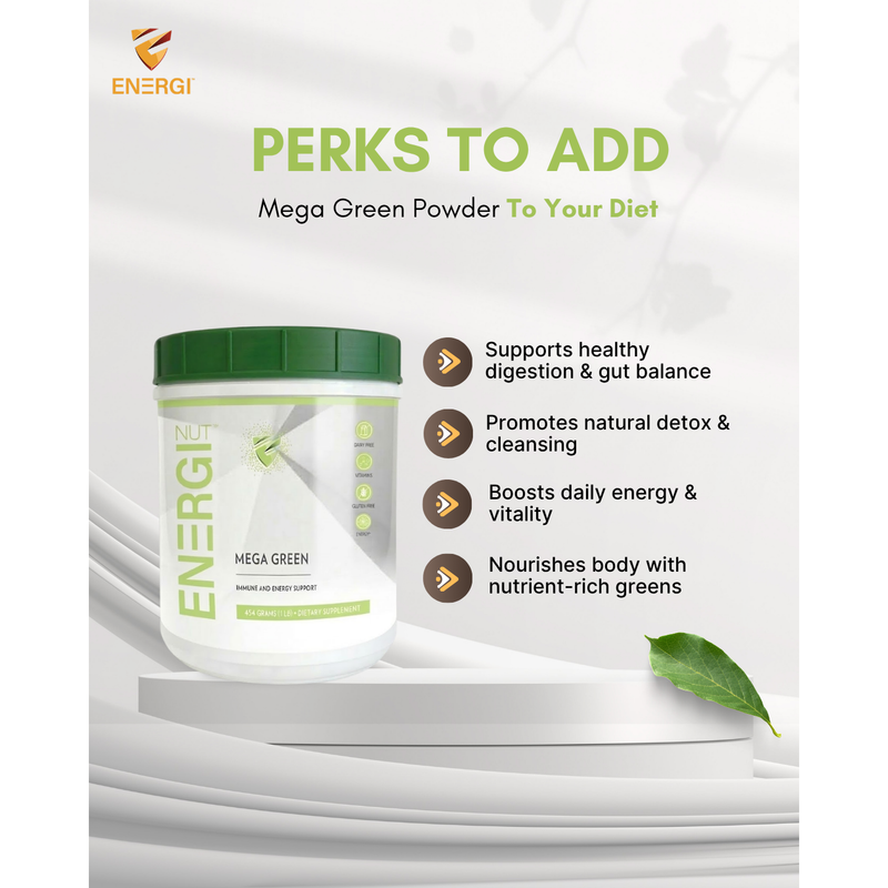 Energi Nutrition Mega Greens - Powder Supplement