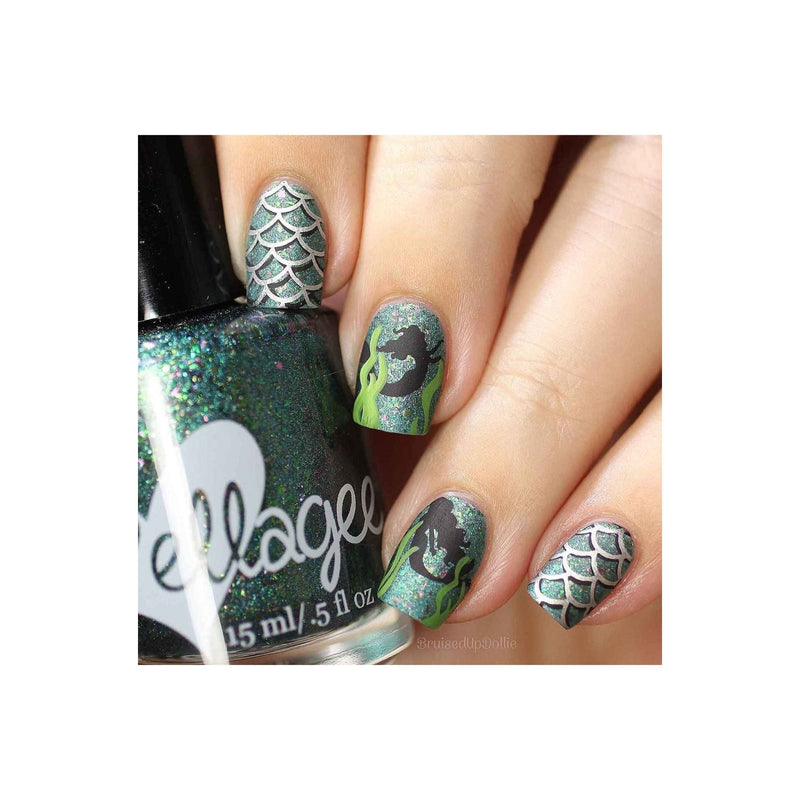 UberChic Beauty Mermaid Life Stamping Plate