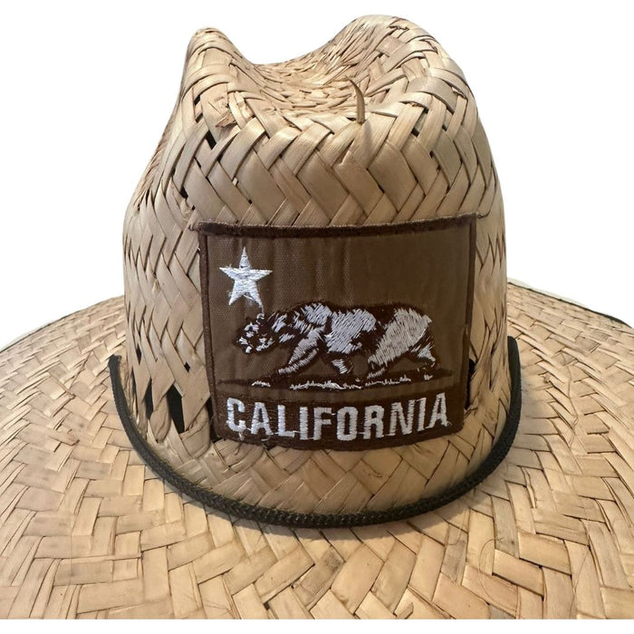 California Patch Lifeguard Straw Hat - CLEARANCE / FINAL SALES