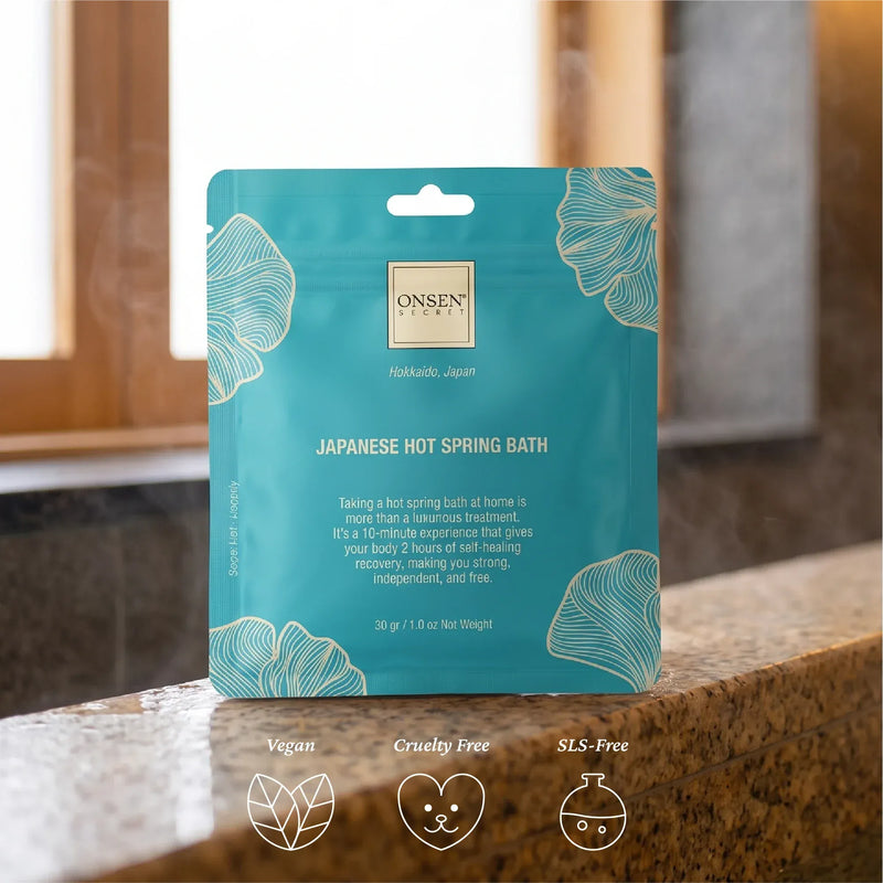Onsen Secret Onsen Fan  (3 Treatments) Bath White Smoke