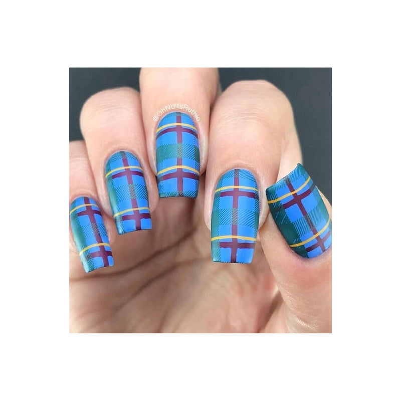 UberChic Beauty Pretty In Plaid-01 Stamping Plate