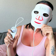 ZAQ Skin & Body Noor 2.0 Pro Light Face Mask: 1072nm Deep Infrared, Red & Blue Light (2026) Gray