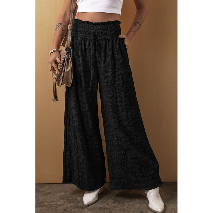 Tied Wide Leg Pants