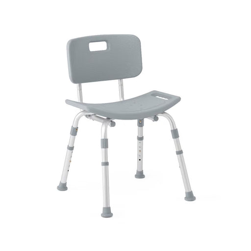 Medline Medline Gray Knockdown Shower Chair - Case of 4 Mobility & Accessibility White Smoke