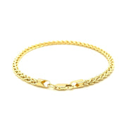 Bids.com 3.3mm 14k Yellow Gold Light Weight Wheat Bracelet Bracelets