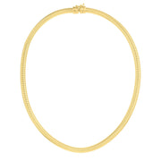 Bids.com 14k Yellow Gold Tubogas Necklace (5.00 mm) Necklaces
