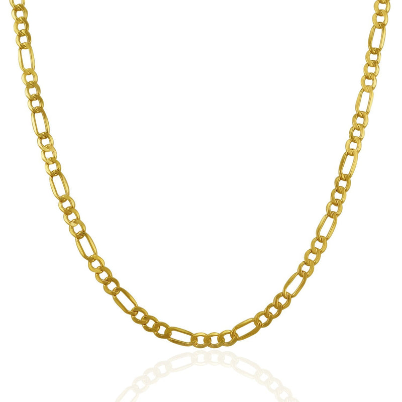 Bids.com 3.5mm 14k Yellow Gold Lite Figaro Chain Necklaces