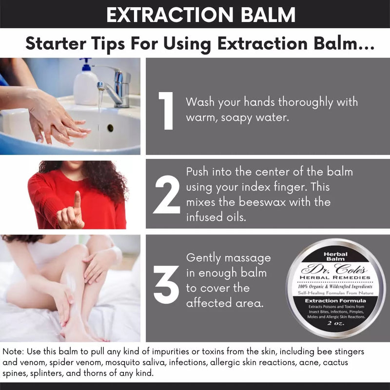 COLEHERBALS 14 - Dr. Cole's Organic Extraction Herbal Balm Herbal