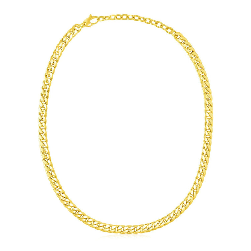 Bids.com 14k Yellow Gold Cuban Chain Choker Necklace Necklaces