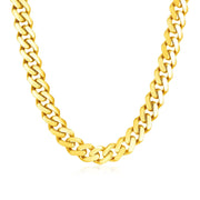 Bids.com 14k Yellow Gold Polished Miami Cuban Chain Necklace Necklaces