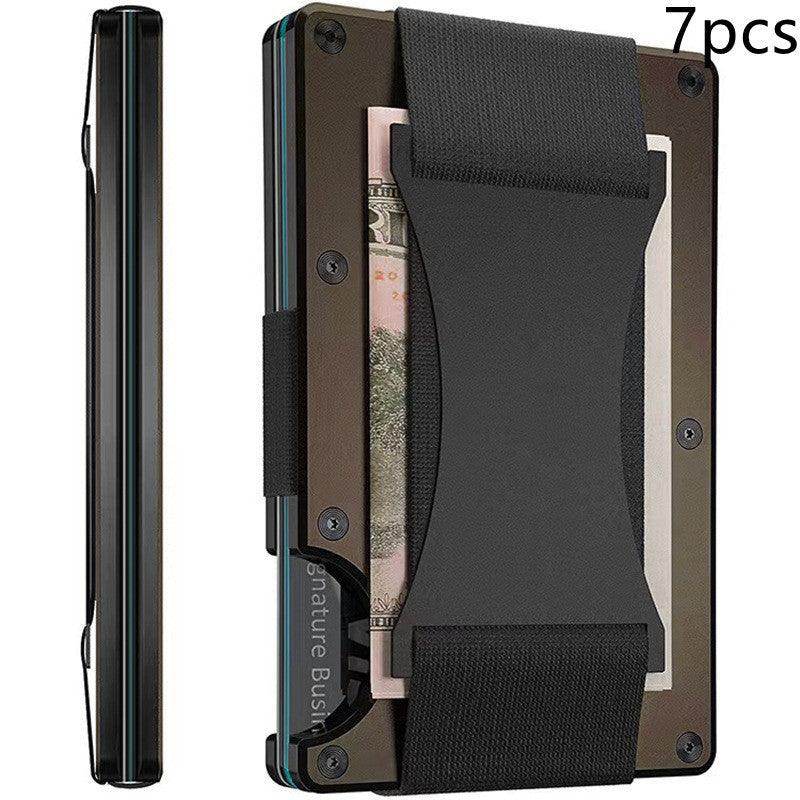SmartPursue™ Carbon Fiber Wallet - RFID Blocking Metal Card Holder Card Wallet