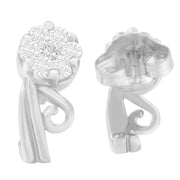 Bids.com 14K White Gold 1/2 cttw Round Cut Diamond Earrings (H-I, I1-I2) Earrings
