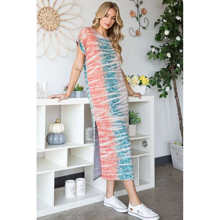 SIDE SLITS MAXI DRESS