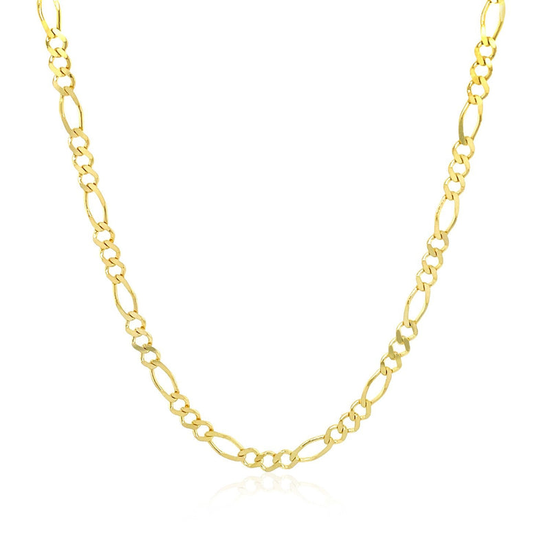 Bids.com 2.8mm 14k Yellow Gold Solid Figaro Chain Necklaces