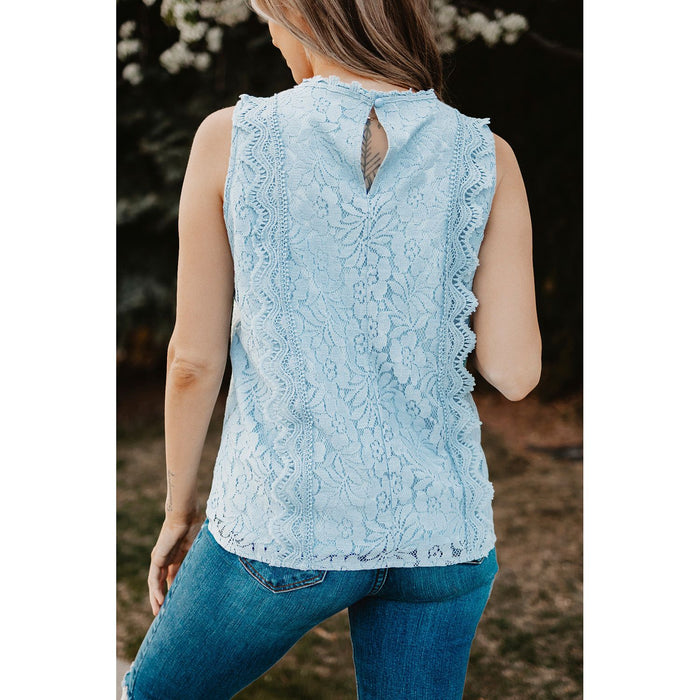 Lace V-Neck Tank