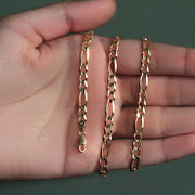 Bids.com 10K Yellow Gold Solid Figaro Chain (4.50 mm) Necklaces
