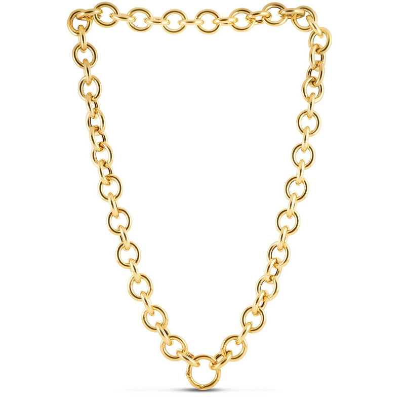 Bids.com 14k Yellow Gold Round Link Chain Necklace Necklaces