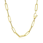 Bids.com 14K Yellow Gold Bold Paperclip Chain (4.2 mm) Necklaces