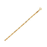 Bids.com 10k Yellow Gold Singapore Chain (2.20 mm) Necklaces