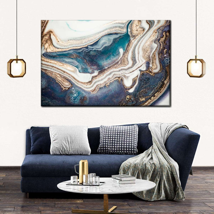 Agate Ripples Abstract Wall Art