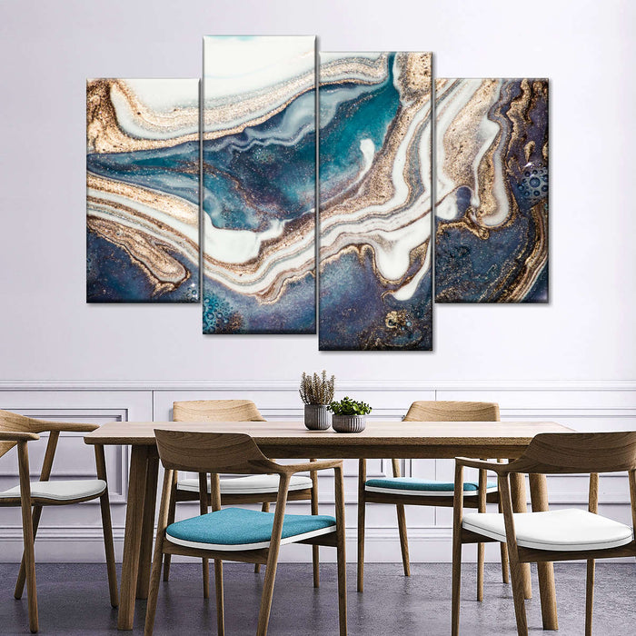 Agate Ripples Abstract Wall Art