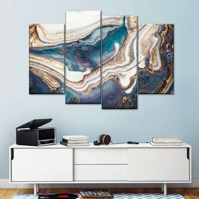 Agate Ripples Abstract Wall Art