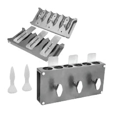 Medisca ALUMINUM REUSABLE SUPPOSITORY MOLD | 6-CAVITY RECTAL DEVICE Medical Supplies