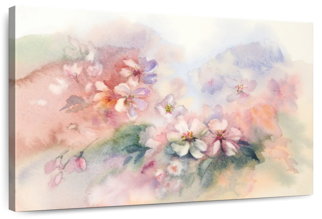 Abstract Cherry Blossom Wall Art