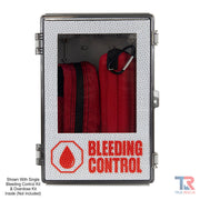 True Rescue Individual Bleeding Control Cabinet Cabinet White Smoke Non-Alarmed,Alarmed