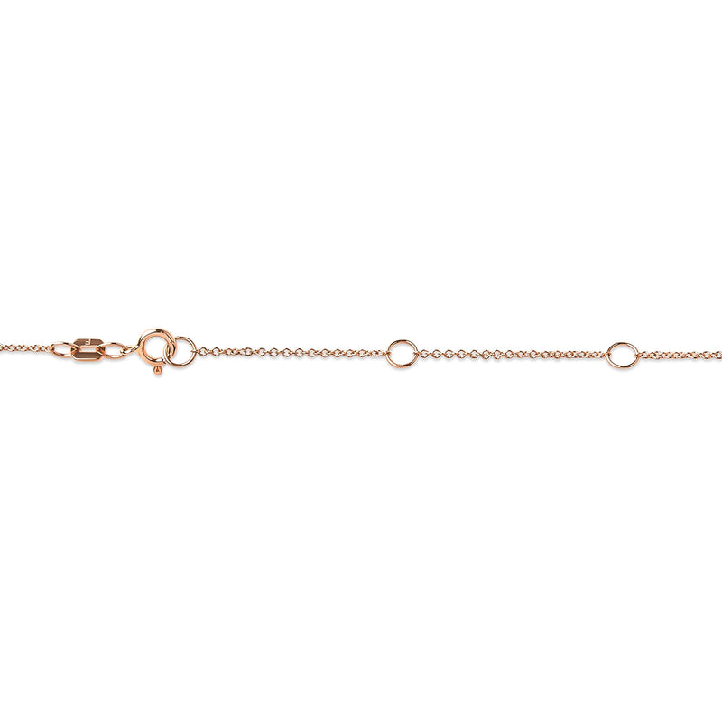 Bids.com 10K Rose Gold 1/5 Carat Round Brilliant-Cut Diamond Modern Bezel-Set Solitaire 16"-18" Pendant Necklace (H-I Color, SI2-I1 Clarity) Necklaces