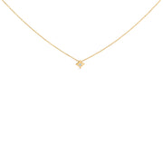 Bids.com 10K White Gold 1/10 Cttw Bezel Set Solitaire Princess Cut Diamond Kite Shaped Pendent Necklace - 18" Inches Necklaces
