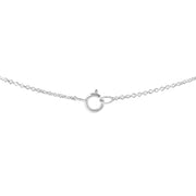 Bids.com IGI Certified 10K White Gold 1/2 cttw Lab Grown Oval Shape Solitaire Diamond East West 18" Pendant Necklace (E-F Color, VS1-VS2 Clarity) Necklaces