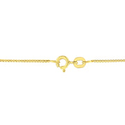 Bids.com 14K Yellow Gold Plated .925 Sterling Silver 1/2 Cttw Brilliant Round Cut Diamond Solitaire Milgrain 18" Pendant Necklace (K-L Color, I2-I3 Clarity) Necklaces