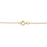 Bids.com 10K Yellow Flashed .925 Sterling Silver 1/4 Cttw Champagne Diamond Filigree Cross Pendant Necklace (K-L Color, I1-I2 Clarity) - 18" Necklaces