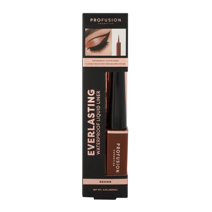 Profusion Cosmetics - Everlasting Waterproof Liquid Liner - Brown