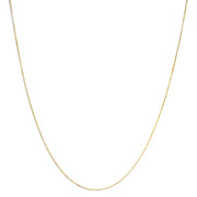 Bids.com Solid 14K Yellow Gold 0.75mm Classic Box Chain Necklace. Unisex Chain - Size 16 Inches Necklaces