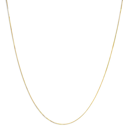 Bids.com Solid 14K Yellow Gold 0.75mm Classic Box Chain Necklace. Unisex Chain - Size 16 Inches Necklaces