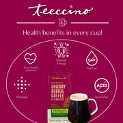 Teeccino Chocolate Peppermint Chicory Herbal Coffee Herbal Coffee